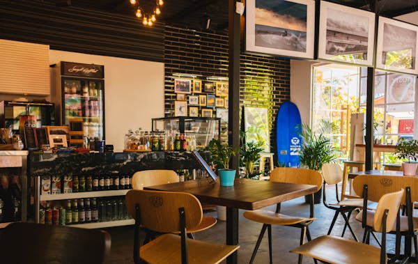 Coffee shop interior